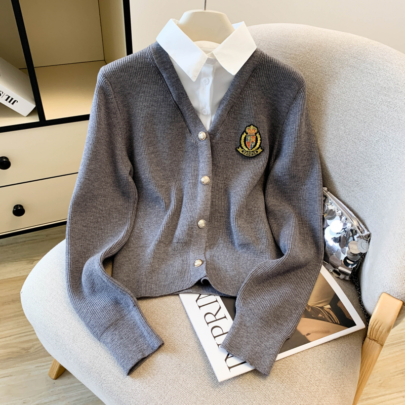 College style tops British style sweater for women