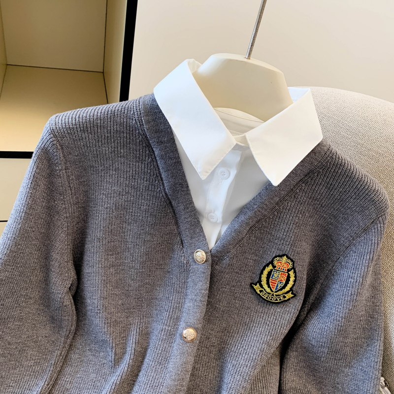 College style tops British style sweater for women