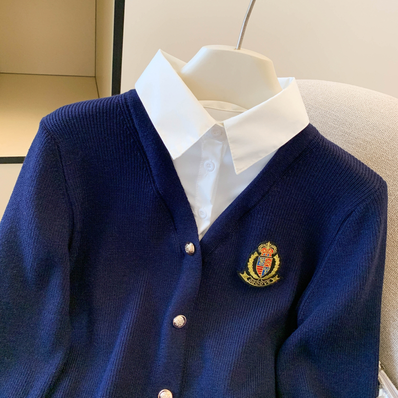 College style tops British style sweater for women