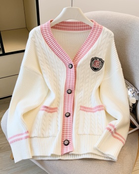 Spring and autumn loose coat lazy sweater for women