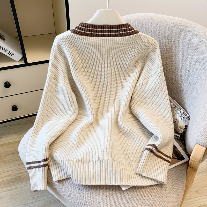 Spring and autumn loose coat lazy sweater for women