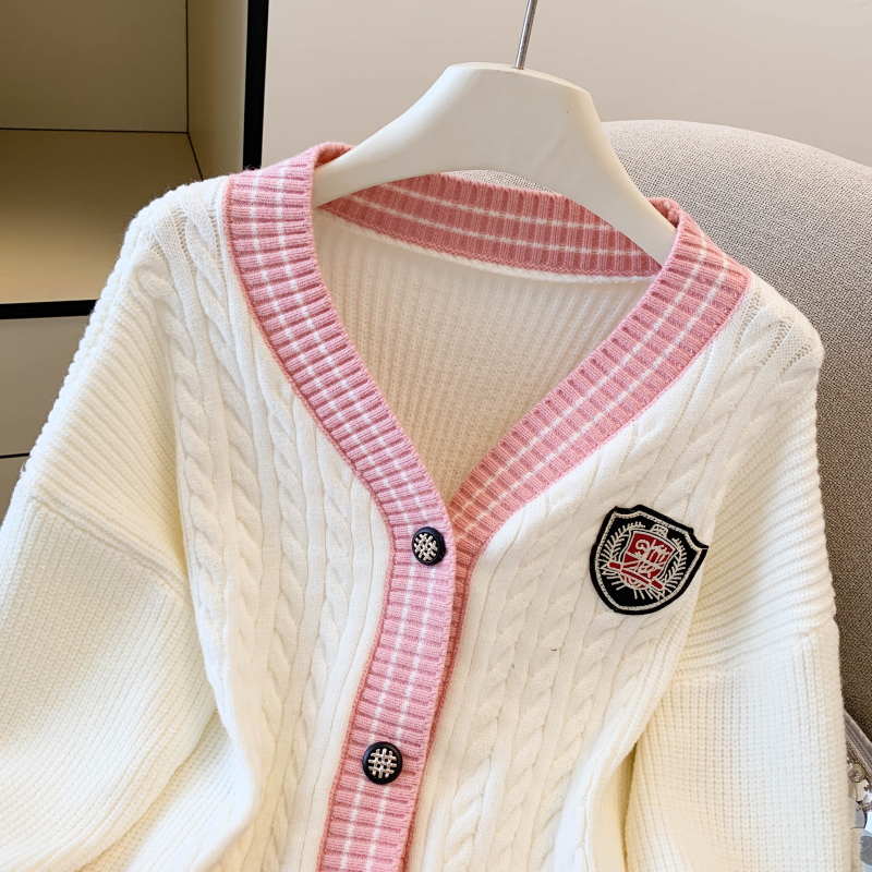 Spring and autumn loose coat lazy sweater for women