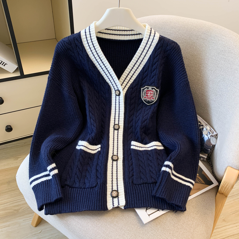Spring and autumn loose coat lazy sweater for women