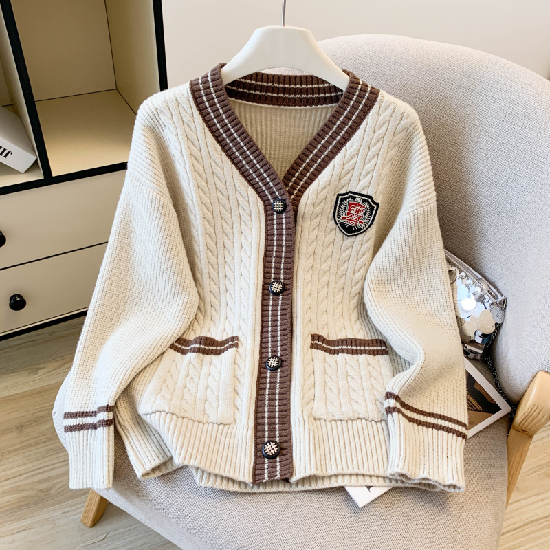 Spring and autumn loose coat lazy sweater for women