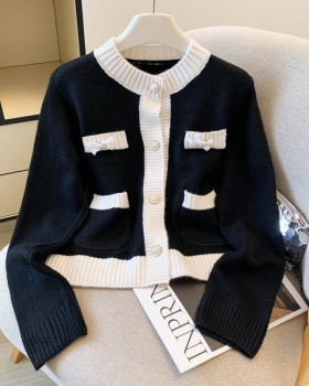 Bow sweet Korean style tops spring and autumn lazy coat