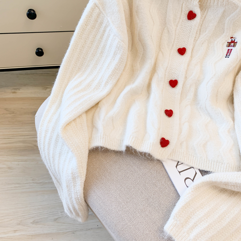 Thermal sweater embroidery tops for women