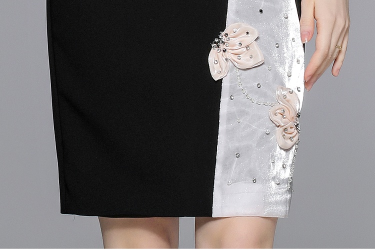 Temperament ladies cheongsam autumn dress for women