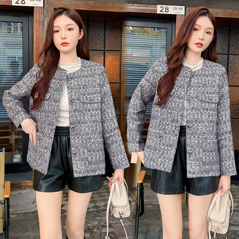 Chanelstyle Korean style jacket autumn tops for women