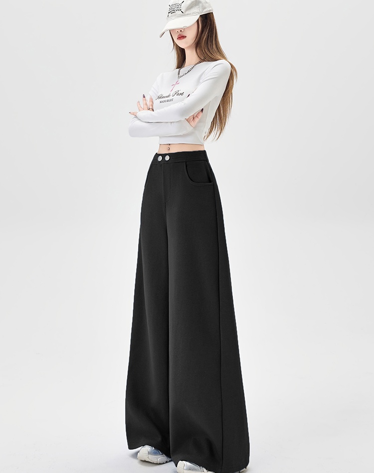 Niche casual pants lazy wide leg pants for women