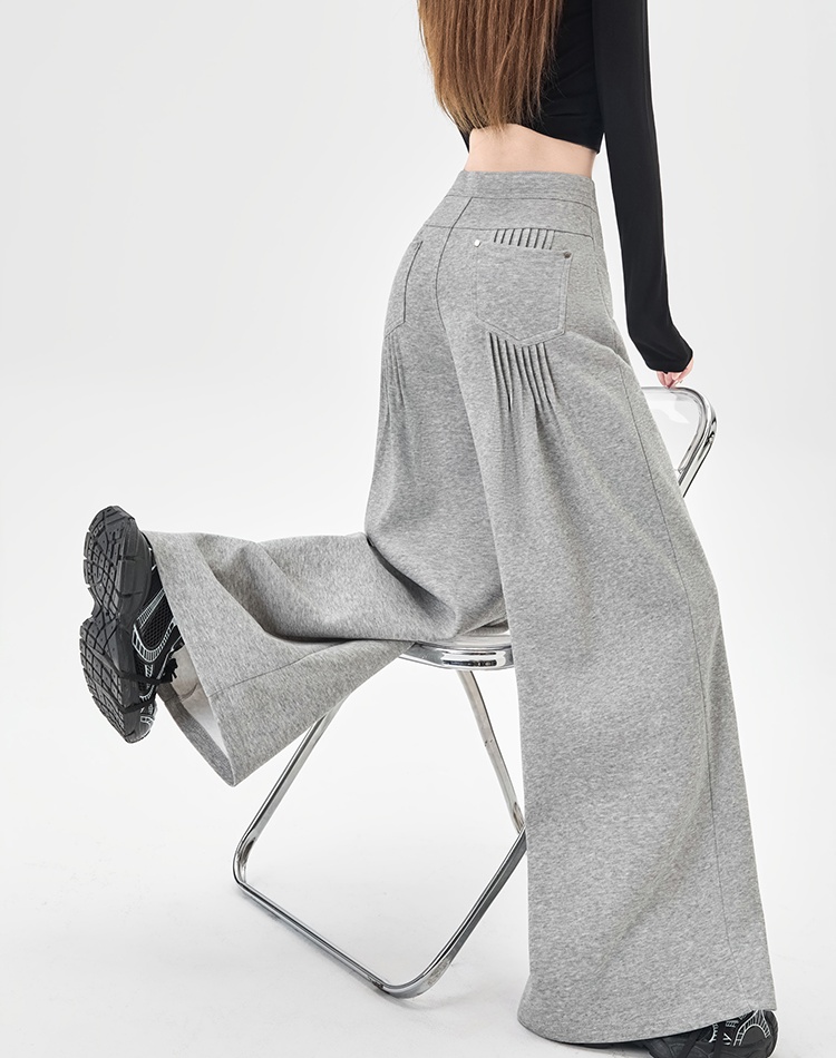 Niche casual pants lazy wide leg pants for women