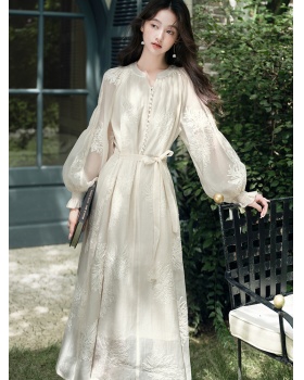 Travel beautiful dress vacation temperament long dress