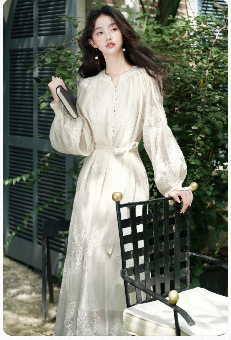 Travel beautiful dress vacation temperament long dress