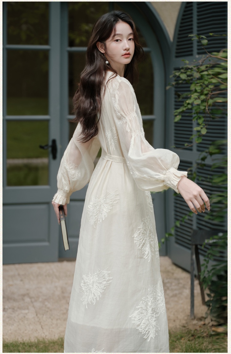 Travel beautiful dress vacation temperament long dress