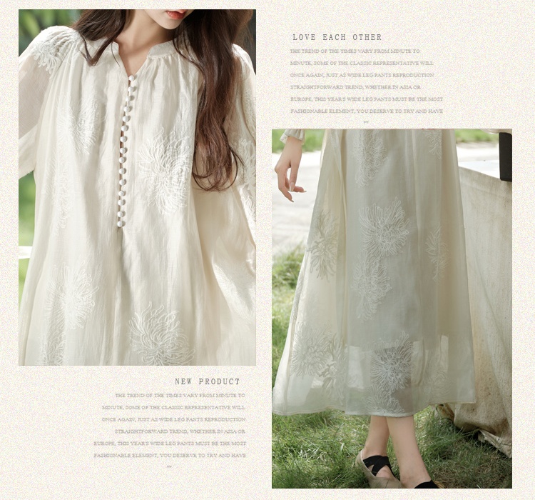 Travel beautiful dress vacation temperament long dress
