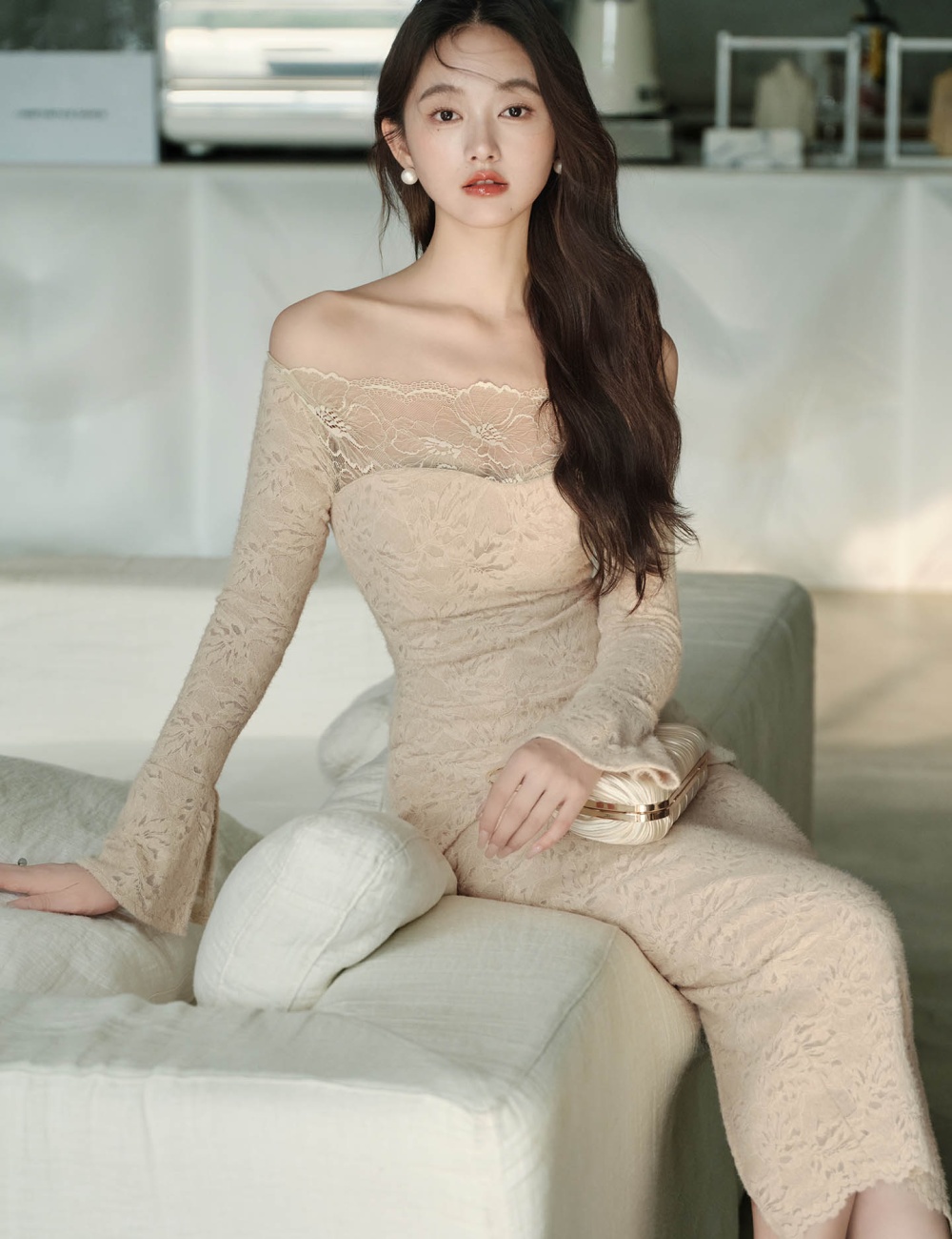 Enticement autumn and winter dress