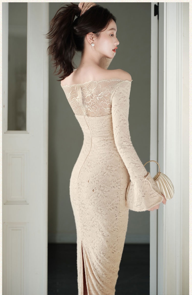 Enticement autumn and winter dress