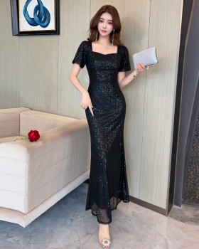 Niche light luxury dress sequins formal dress