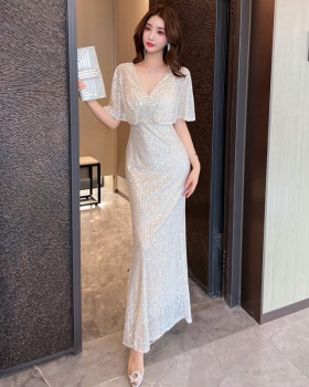 Banquet tassels noble evening dress for women