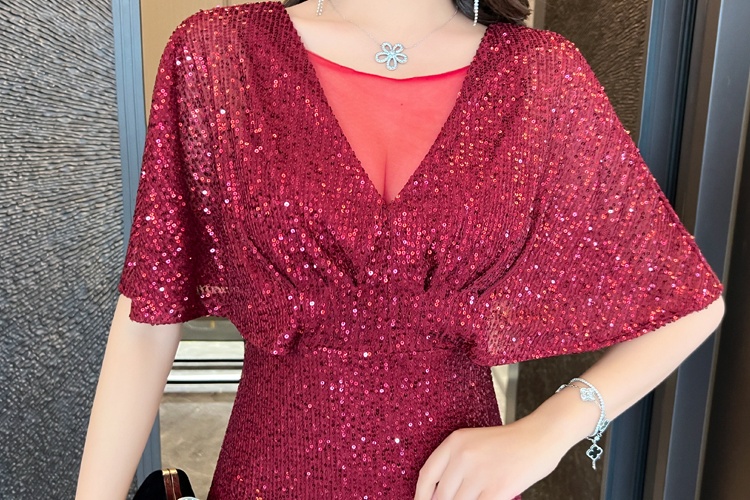 Banquet tassels noble evening dress for women