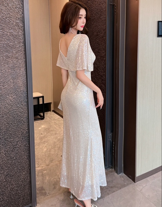 Banquet tassels noble evening dress for women