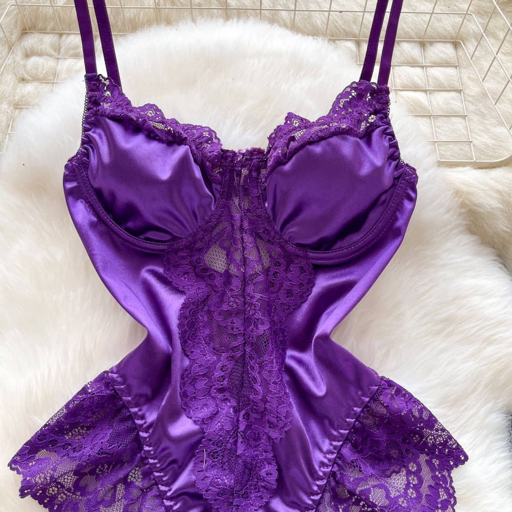 Sexy European style leotard inside the ride tops