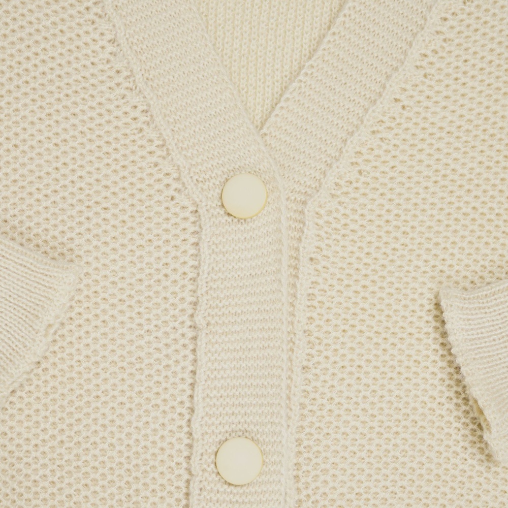 V-neck European style sweater loose cardigan 2pcs set