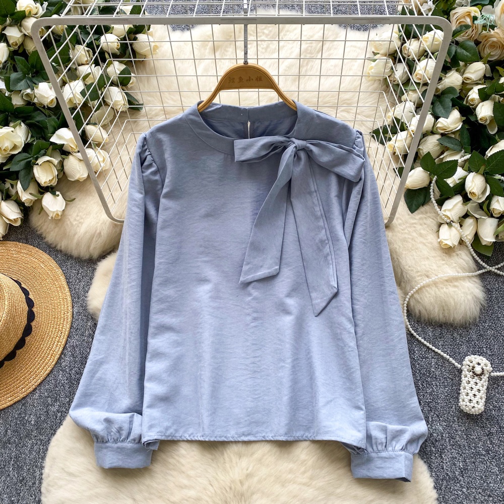Autumn and winter dress polka dot shirt 2pcs set for women