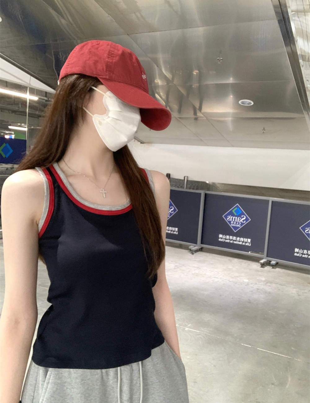 Sueding Korean style tops autumn and winter vest