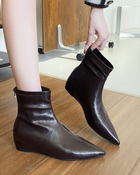 Fashion after the zipper boots lady short boots for women