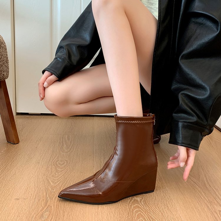 Winter short boots slipsole martin boots for women