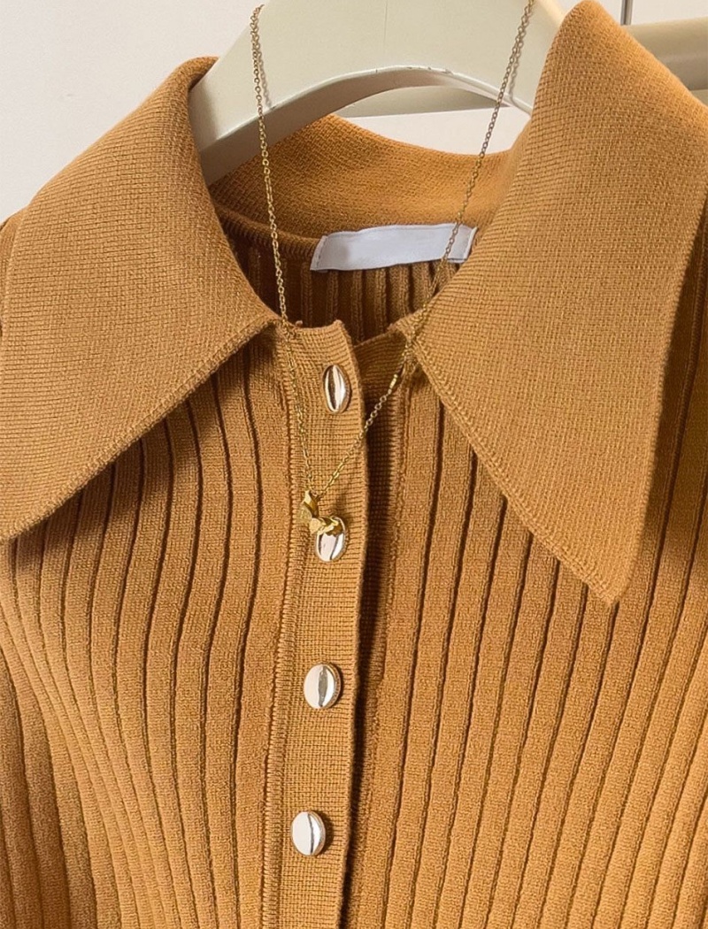 Knitted tops slim bottoming shirt for women