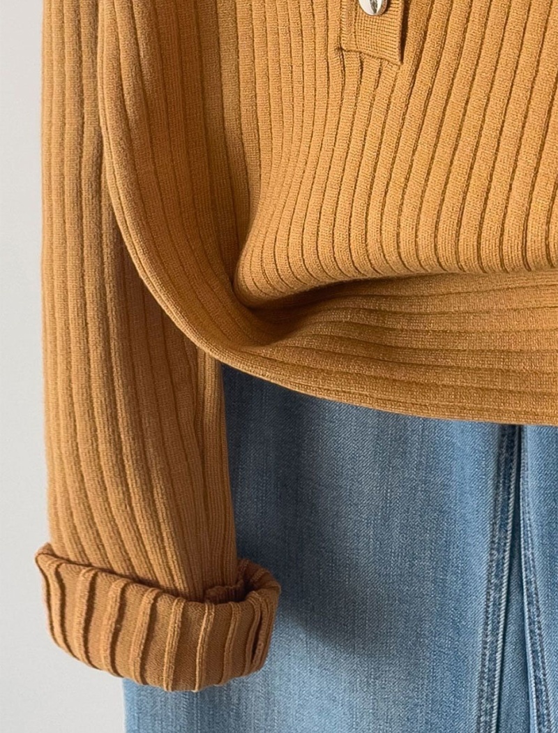 Knitted tops slim bottoming shirt for women