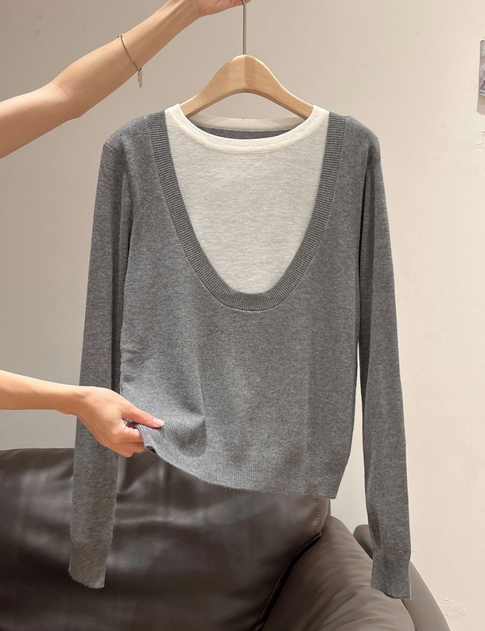 Splice tops autumn and winter sweater for women