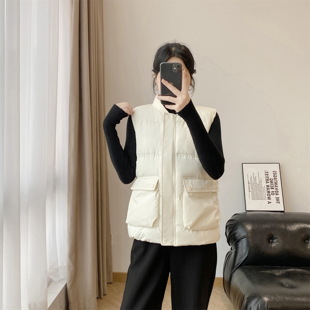 European style waistcoat V-neck coat for women