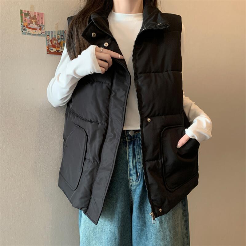 Autumn and winter fashion waistcoat thick cotton coat