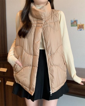 Korean style waistcoat sleeveless coat for women