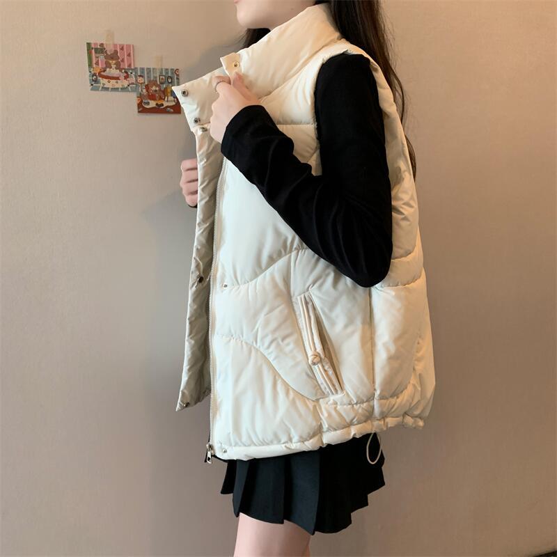Korean style waistcoat sleeveless coat for women