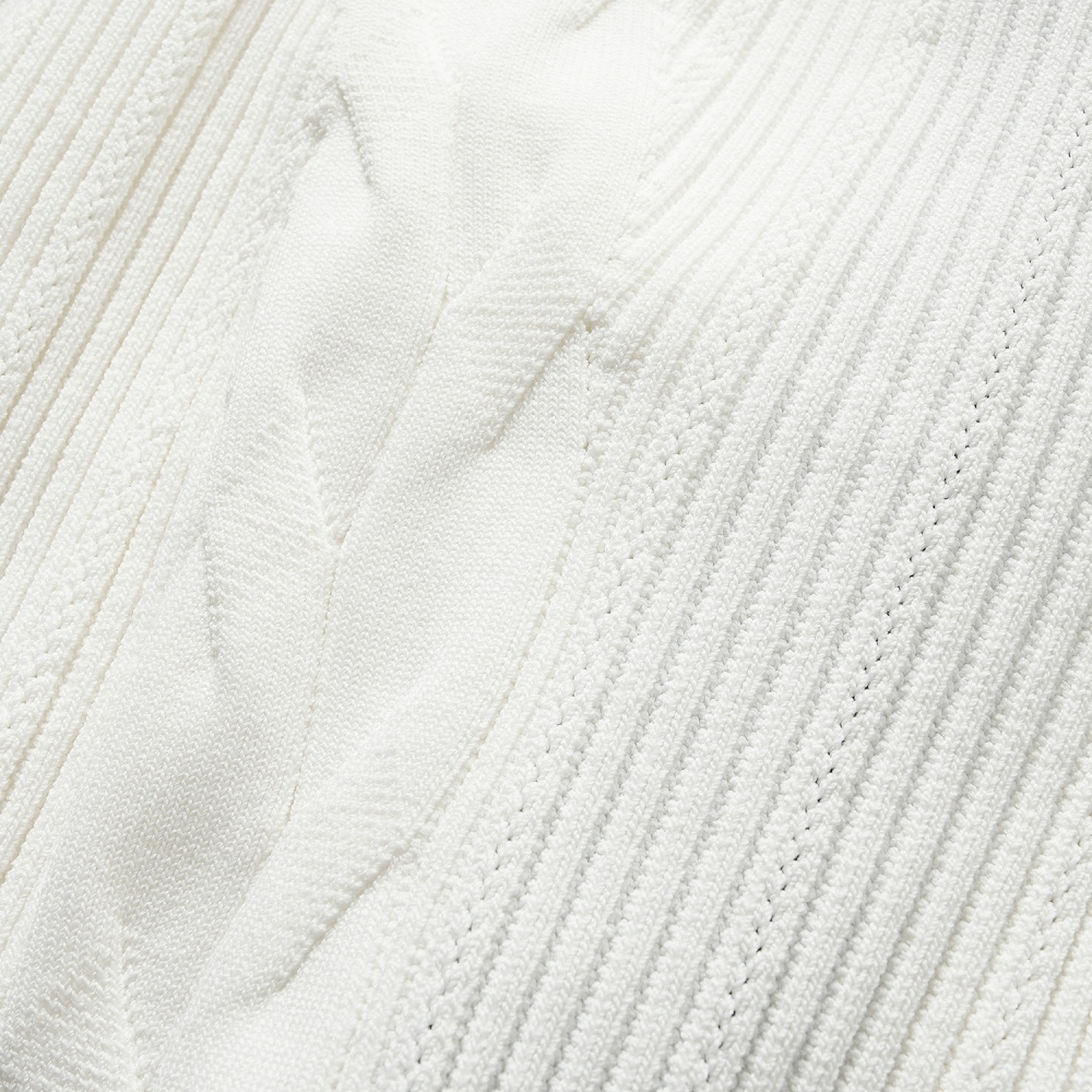 Chanelstyle black-white cardigan autumn tops for women