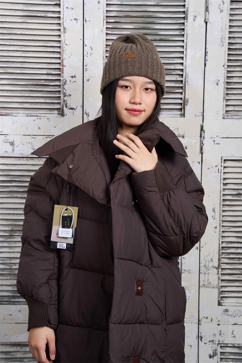 Thick fashion bread clothing Korean style large lapel coat