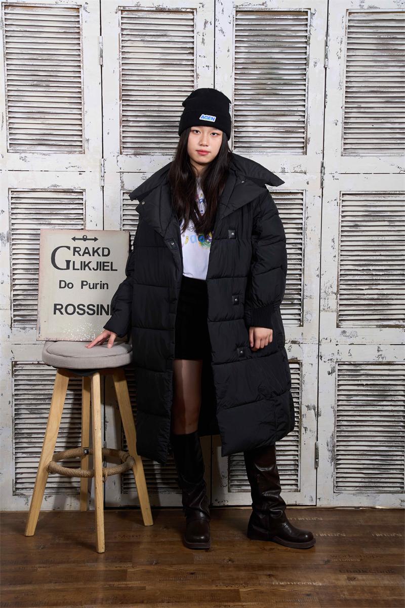 Thick fashion bread clothing Korean style large lapel coat