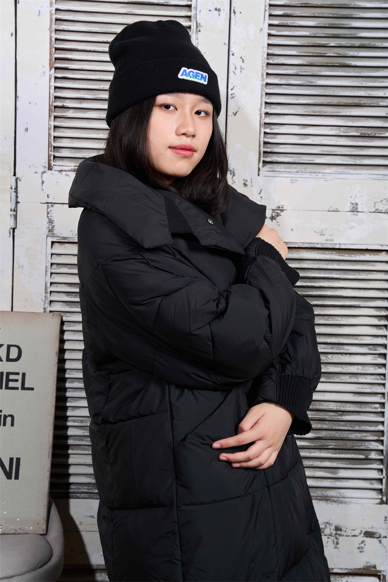 Thick fashion bread clothing Korean style large lapel coat