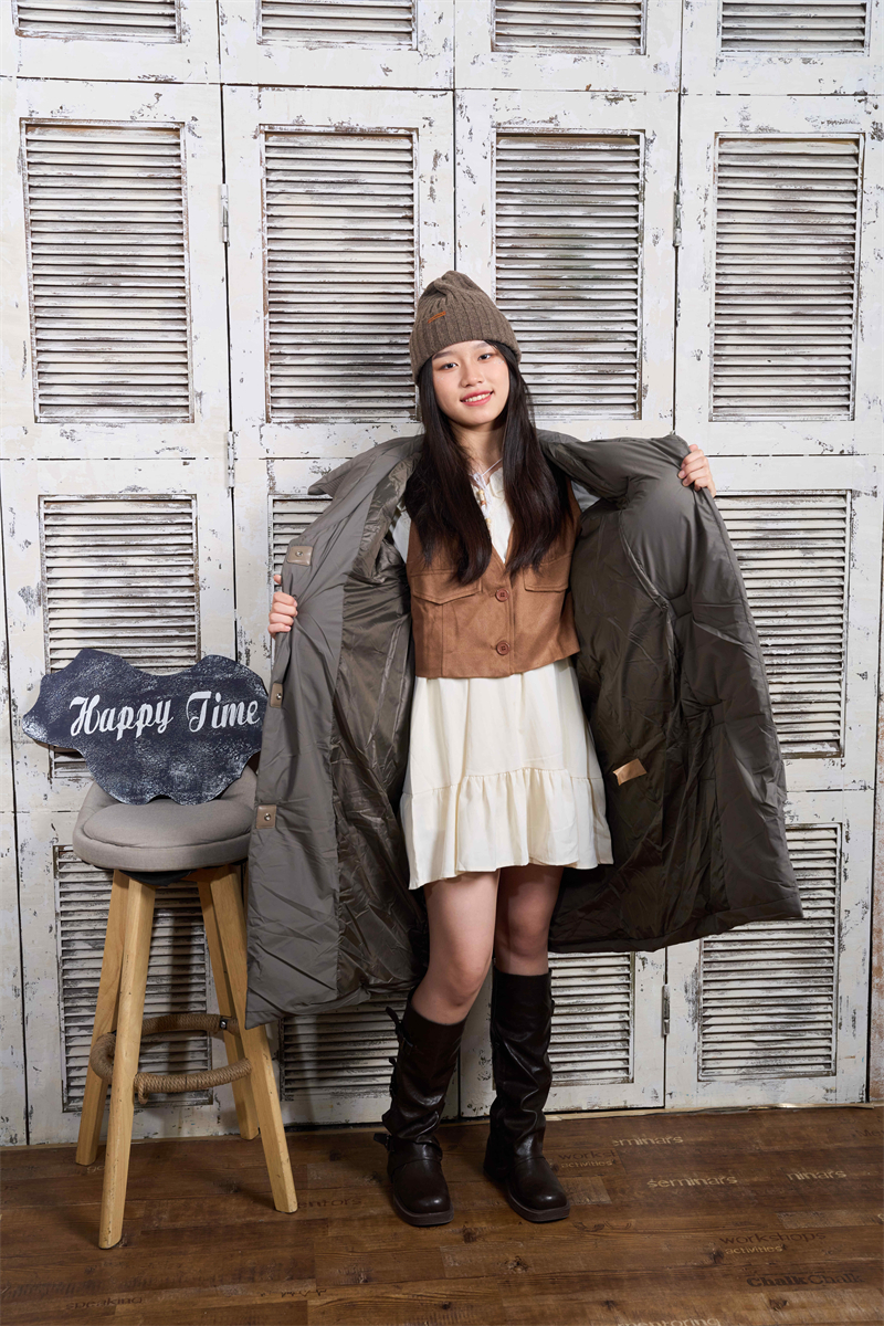 Thick fashion bread clothing Korean style large lapel coat