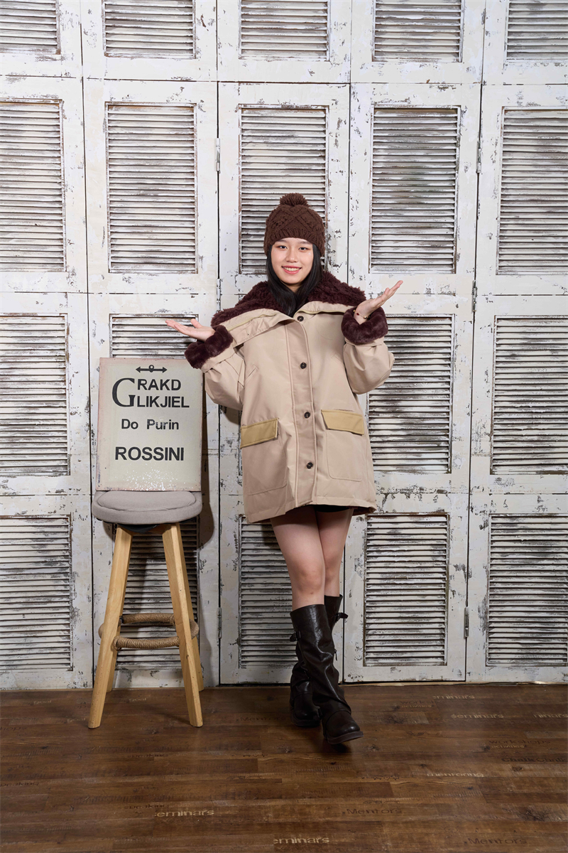 Short bread clothing down cotton coat