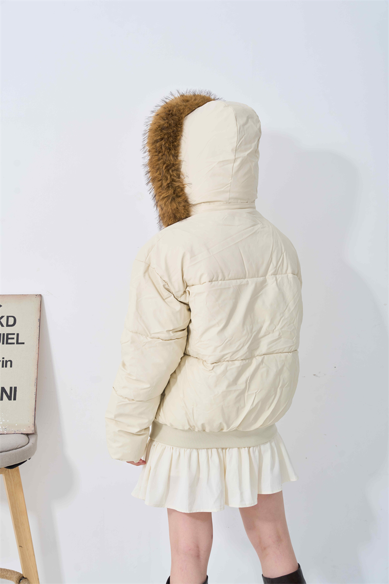 Fur collar coat bread clothing for women