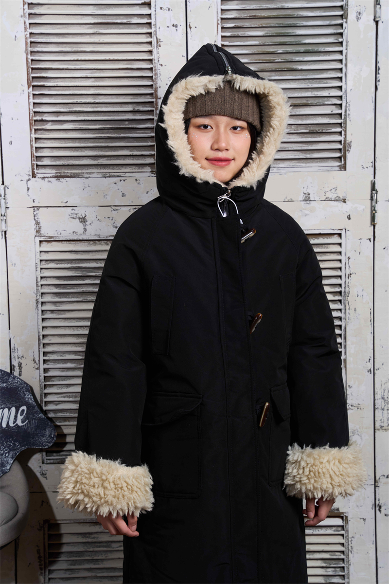 Long lapel Korean style coat fashion elmo overcoat
