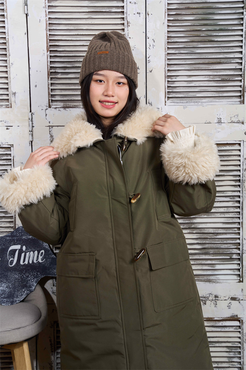 Long lapel Korean style coat fashion elmo overcoat