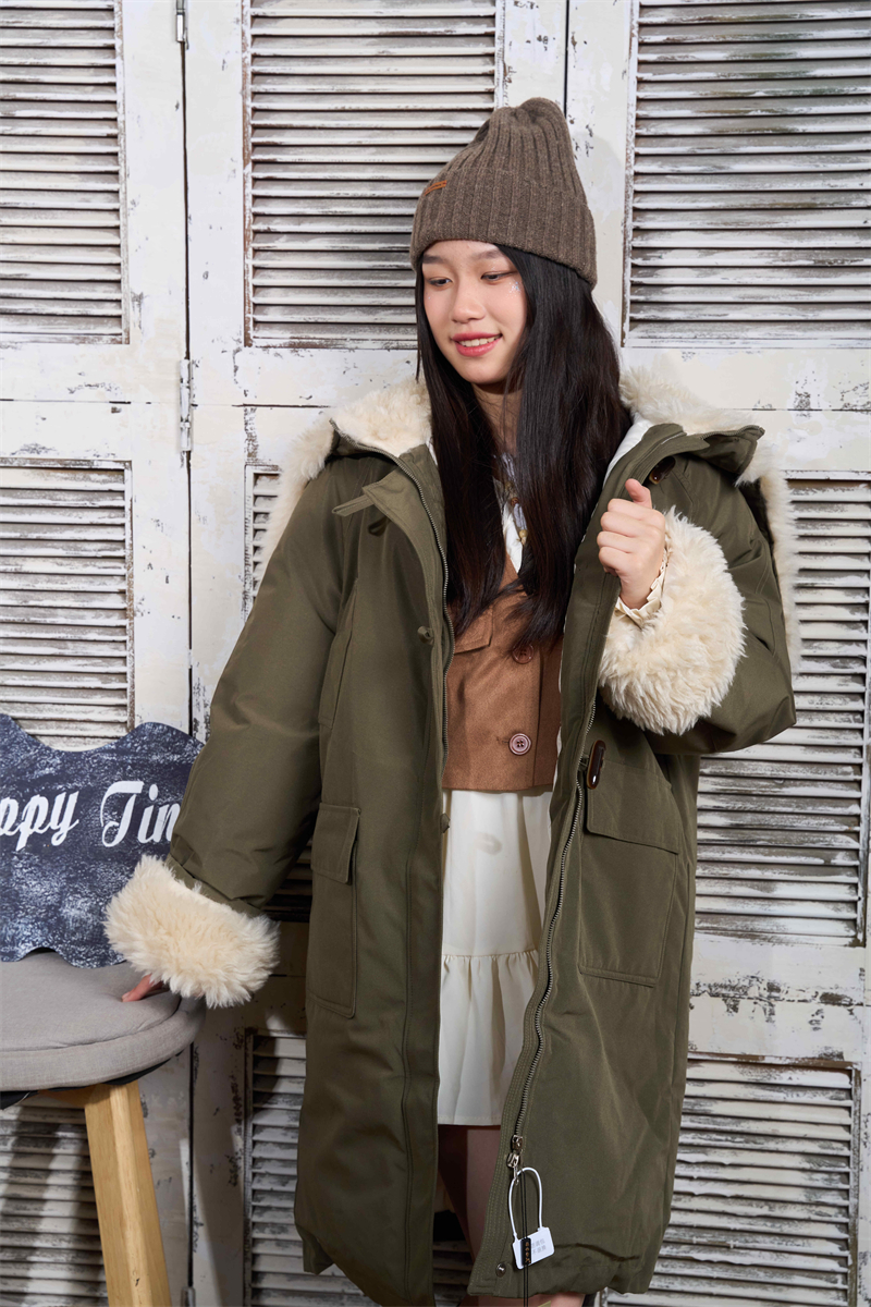 Long lapel Korean style coat fashion elmo overcoat