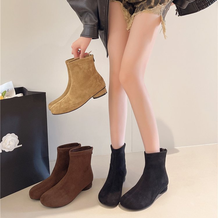 After the zipper martin boots short boots for women