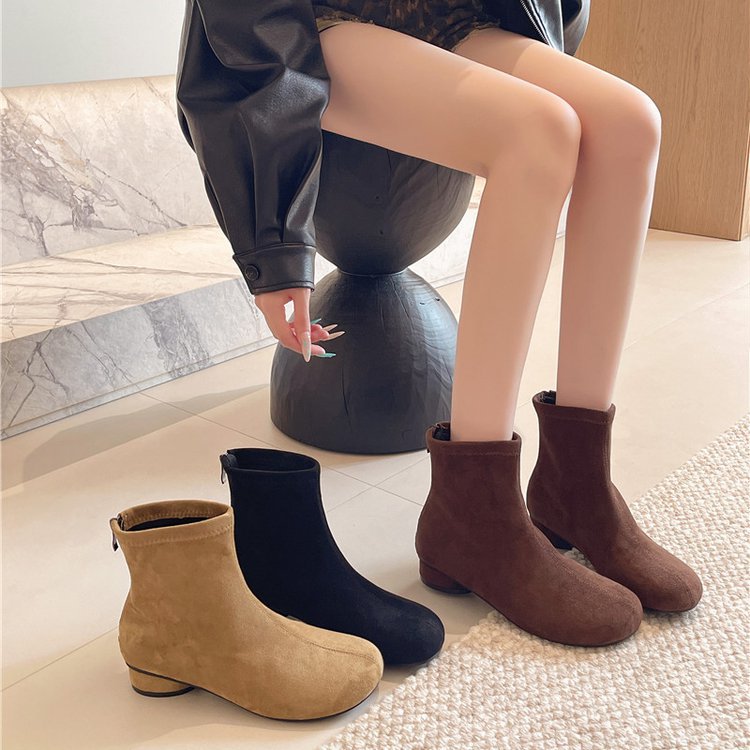 After the zipper martin boots short boots for women