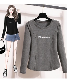 Inside the ride short T-shirt autumn bottoming shirt